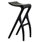 Counter Height Backless Wood Minimalist Bar Stools