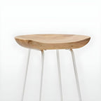 Modern Solid Wood Counter Height Bar Stools