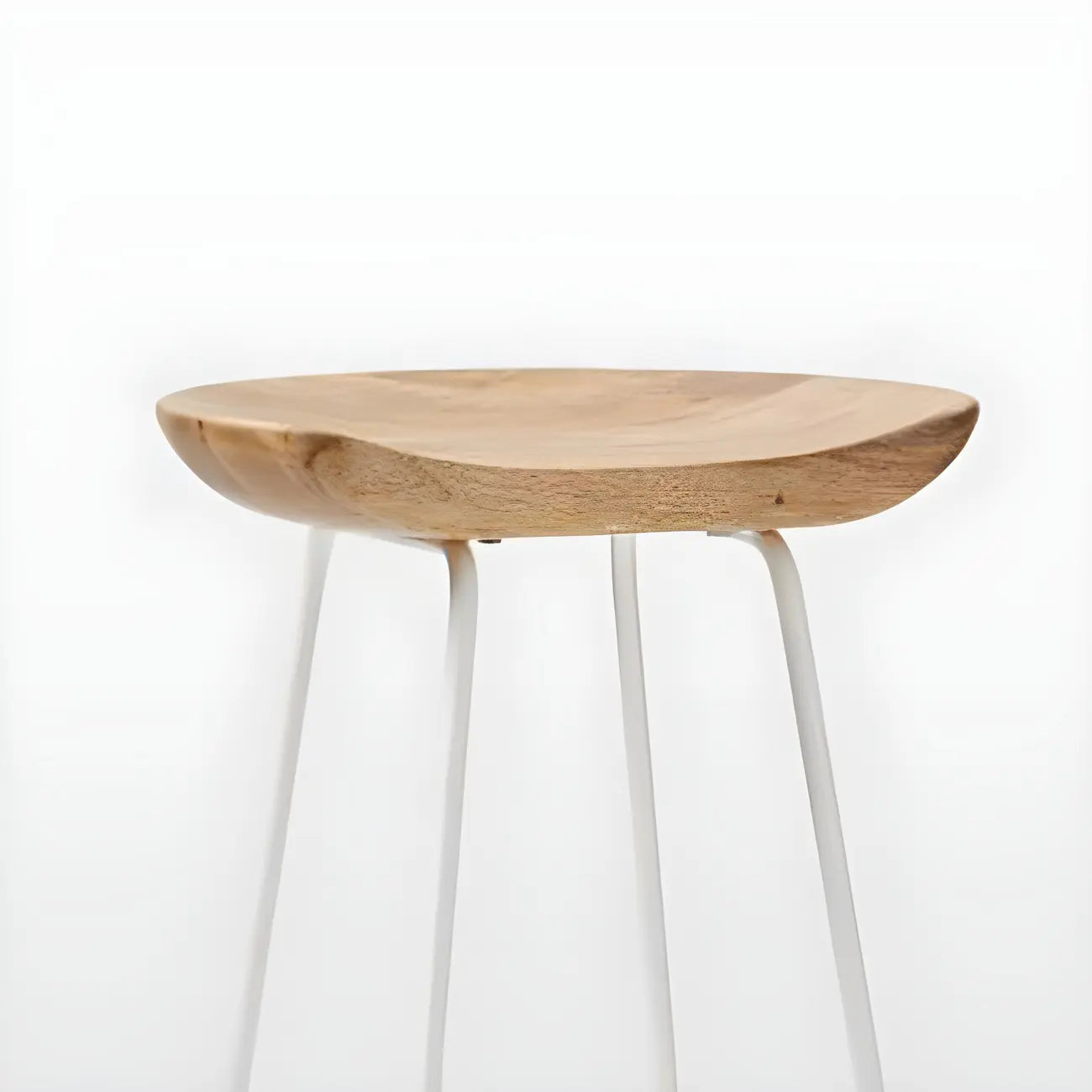 Modern Solid Wood Counter Height Bar Stools