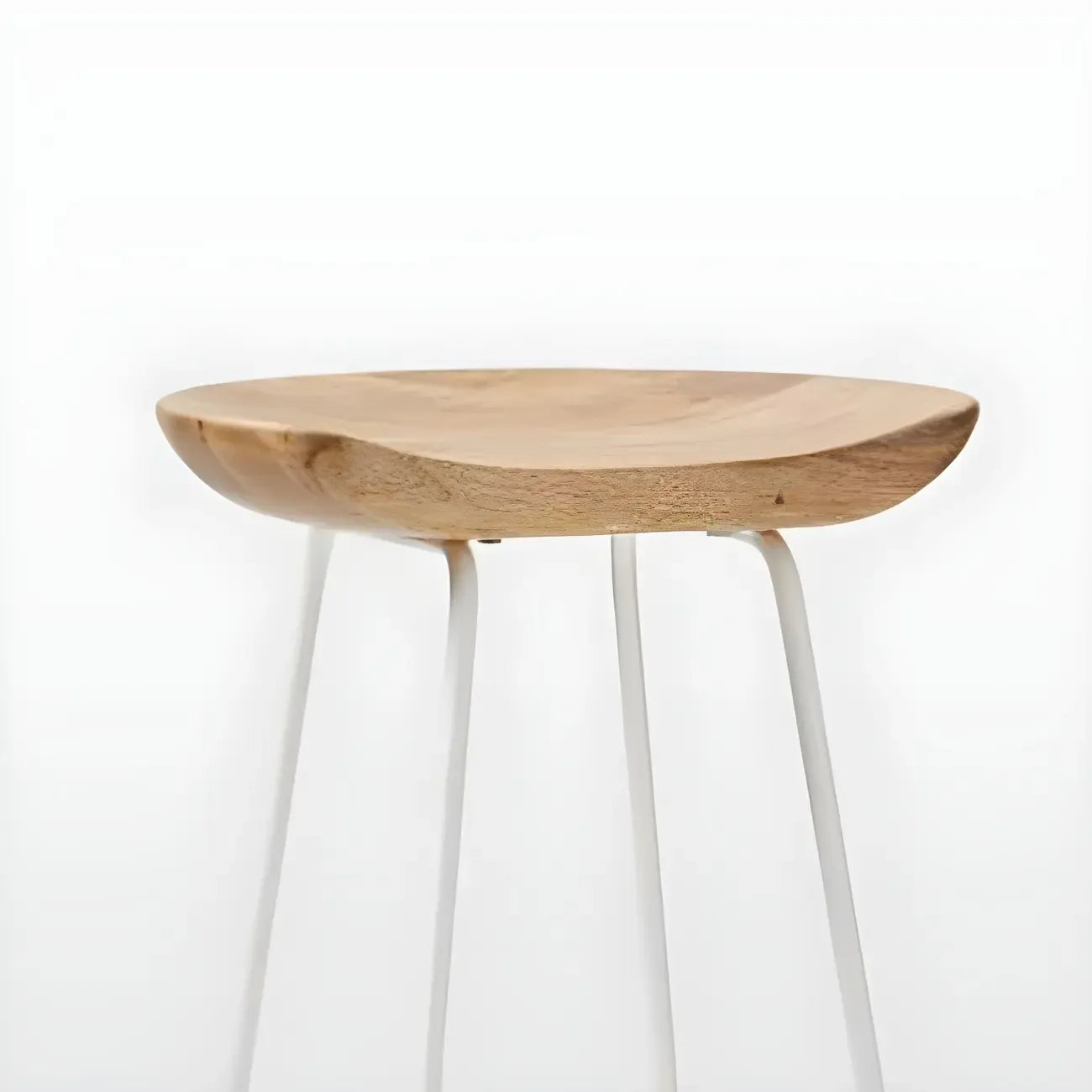 Modern Solid Wood Counter Height Bar Stools