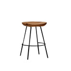 Modern Solid Wood Counter Height Bar Stools