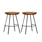 Modern Solid Wood Counter Height Bar Stools