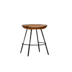 Modern Solid Wood Counter Height Bar Stools