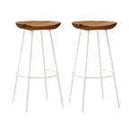 Modern Solid Wood Counter Height Bar Stools