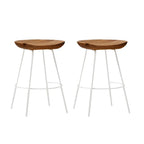 Modern Solid Wood Counter Height Bar Stools