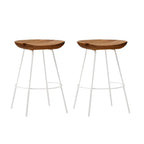 Modern Solid Wood Counter Height Bar Stools