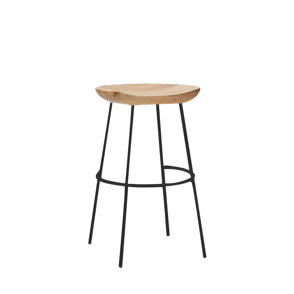 Modern Solid Wood Counter Height Bar Stools
