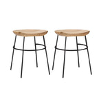 Modern Solid Wood Counter Height Bar Stools