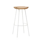 Modern Solid Wood Counter Height Bar Stools