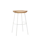 Modern Solid Wood Counter Height Bar Stools