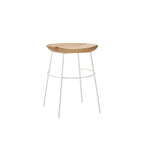 Modern Solid Wood Counter Height Bar Stools