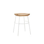 Modern Solid Wood Counter Height Bar Stools