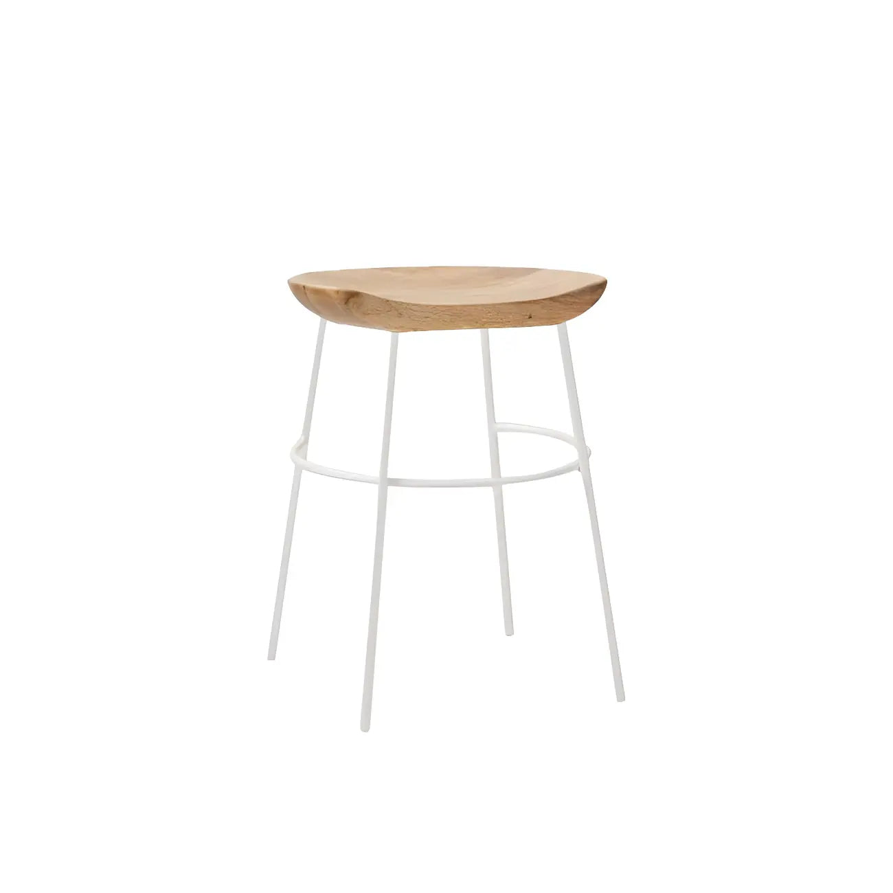 Modern Solid Wood Counter Height Bar Stools