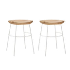 Modern Solid Wood Counter Height Bar Stools