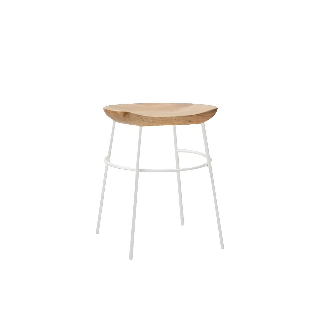 Modern Solid Wood Counter Height Bar Stools