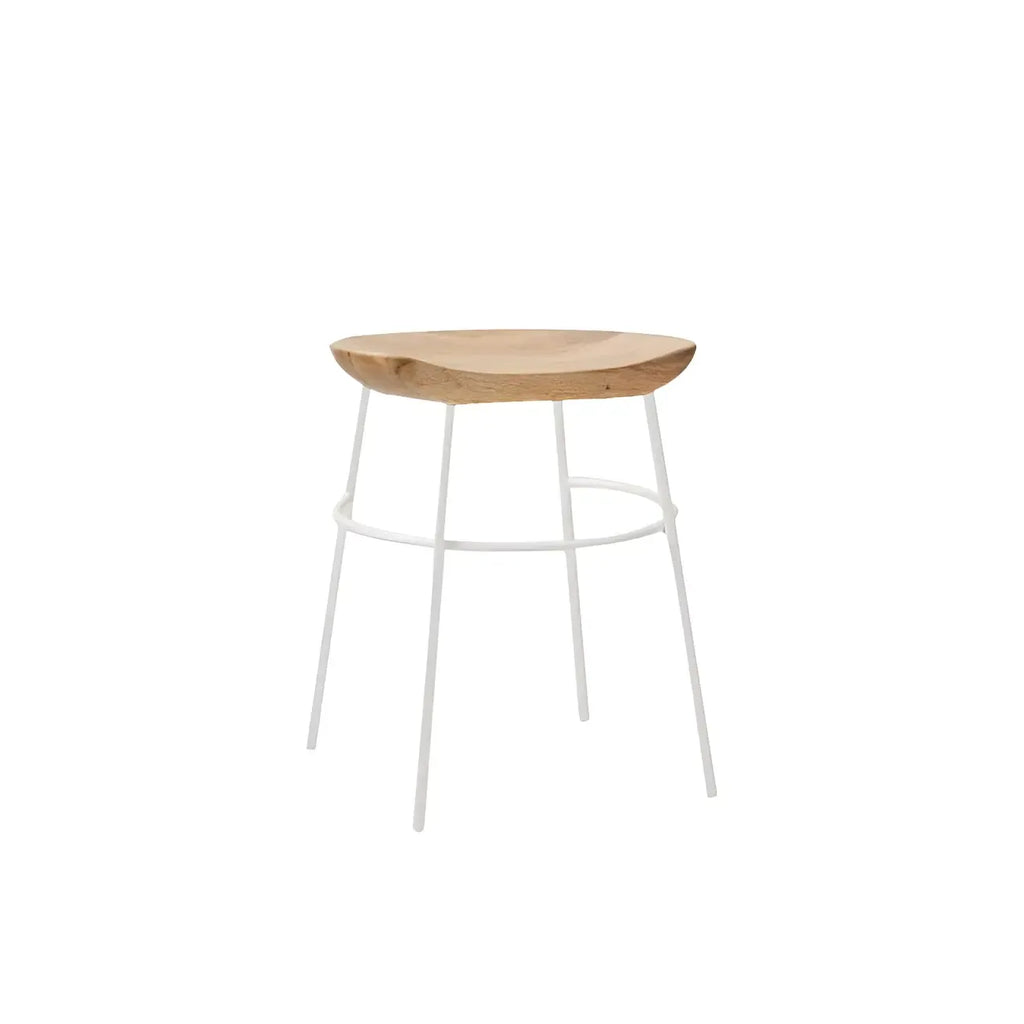 Modern Solid Wood Counter Height Bar Stools