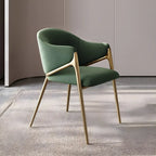 Contemporary Sherpa Low Back White Dining Chairs Set Of 2