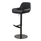 Glossy Metal Bucket Swivel Adjustable Bar Stools