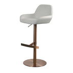 Glossy Metal Bucket Swivel Adjustable Bar Stools