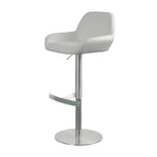 Glossy Metal Bucket Swivel Adjustable Bar Stools