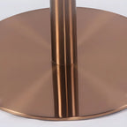 Glossy Metal Bucket Swivel Adjustable Bar Stools