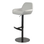 Glossy Metal Bucket Swivel Adjustable Bar Stools