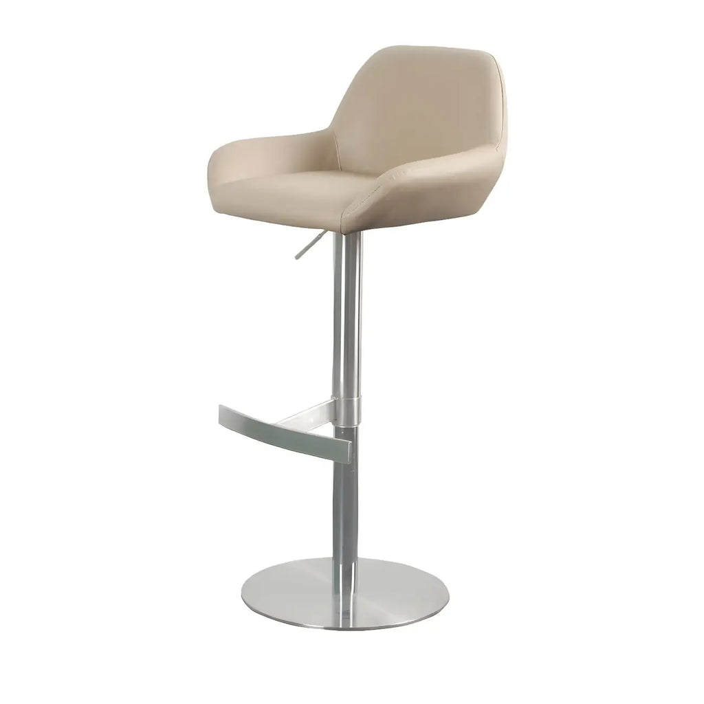 Glossy Metal Bucket Swivel Adjustable Bar Stools