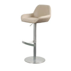 Glossy Metal Bucket Swivel Adjustable Bar Stools