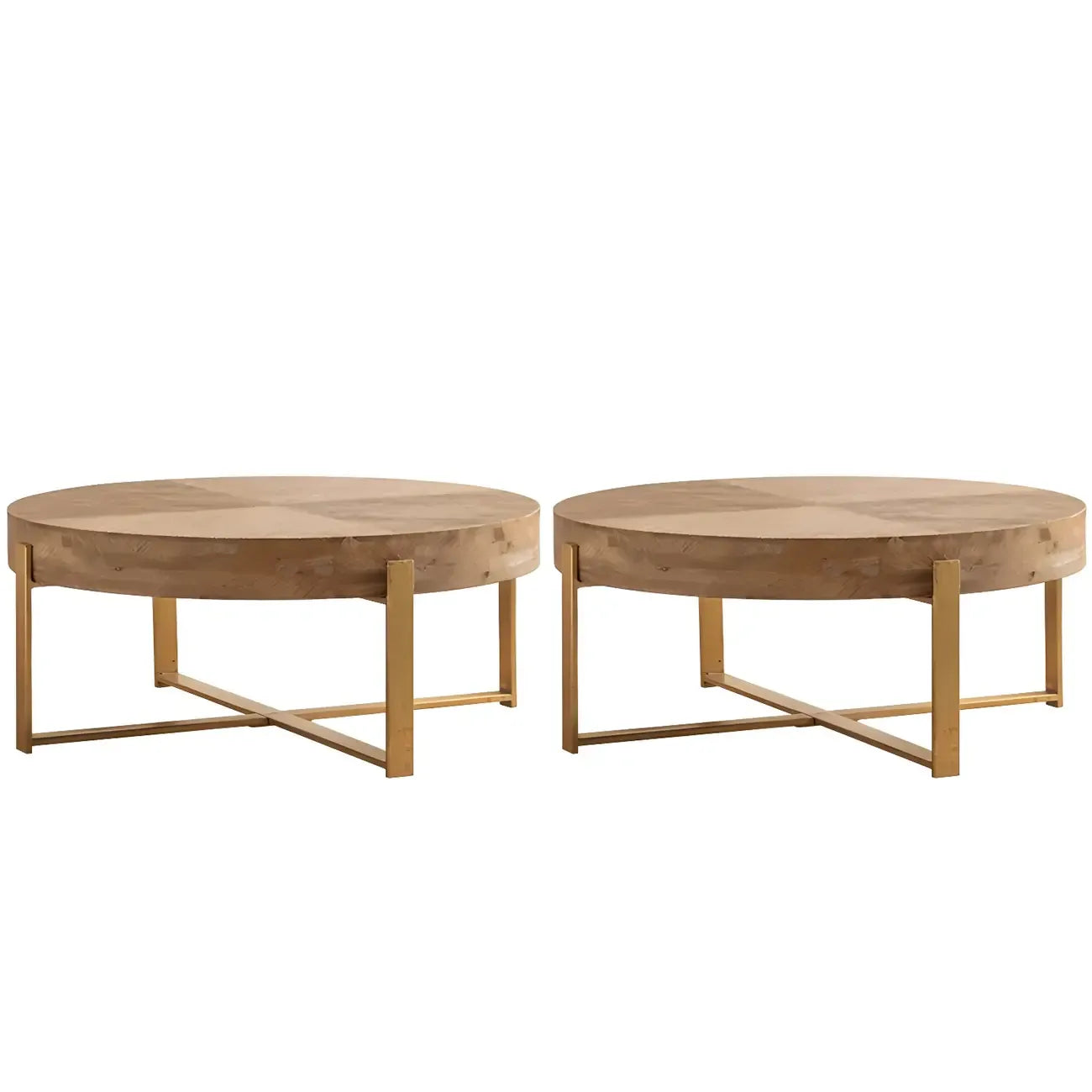 Rustic Square Distressed Wood Side Table with Open Storage
