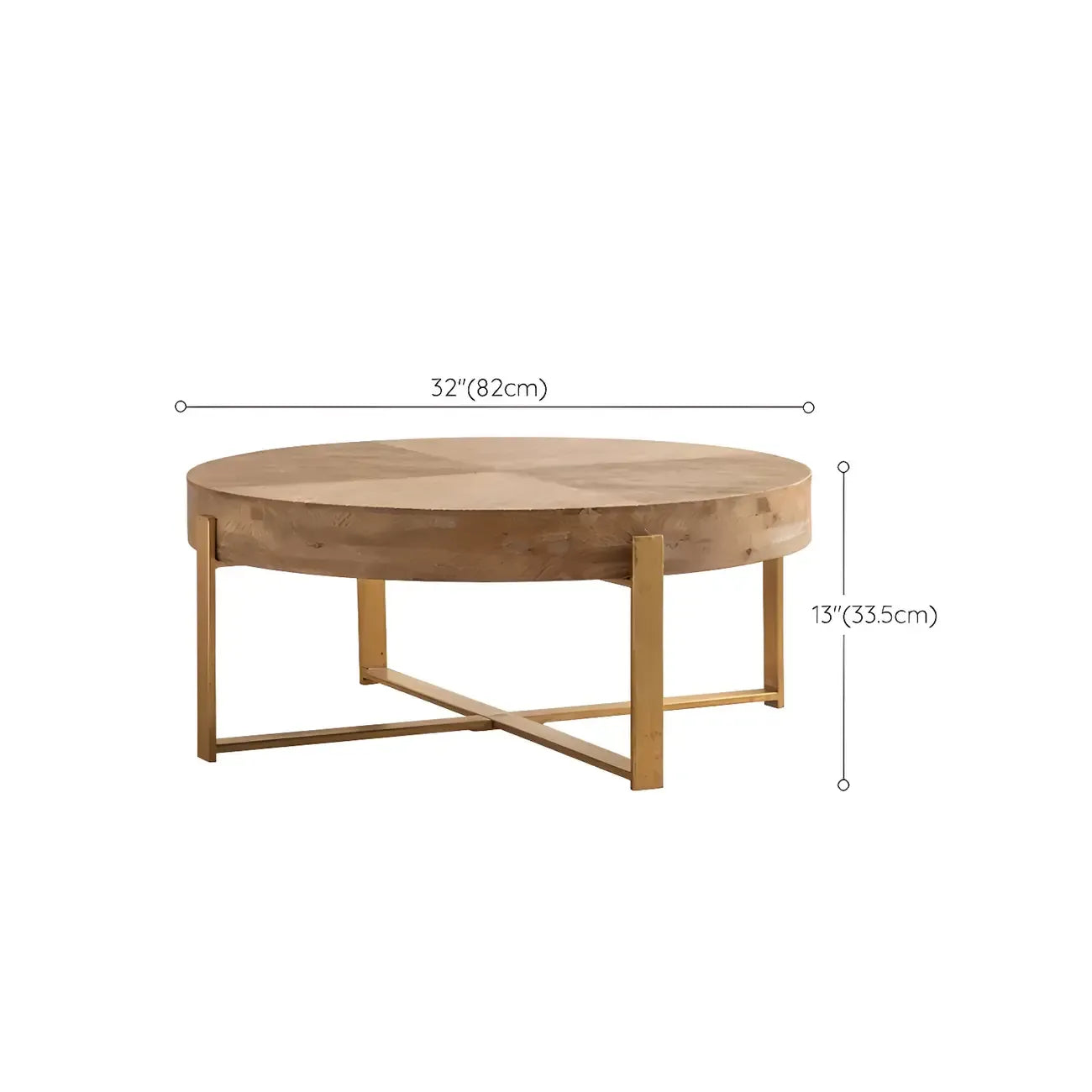 Rustic Square Distressed Wood Side Table with Open Storage