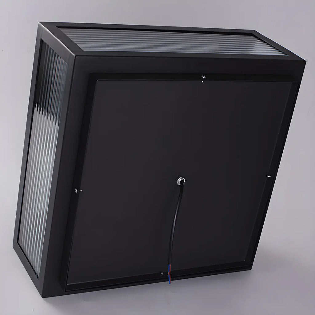 Color-Changing Rectangle Solar Outdoor Post Lights