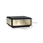 Color-Changing Rectangle Solar Outdoor Post Lights