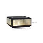 Color-Changing Rectangle Solar Outdoor Post Lights