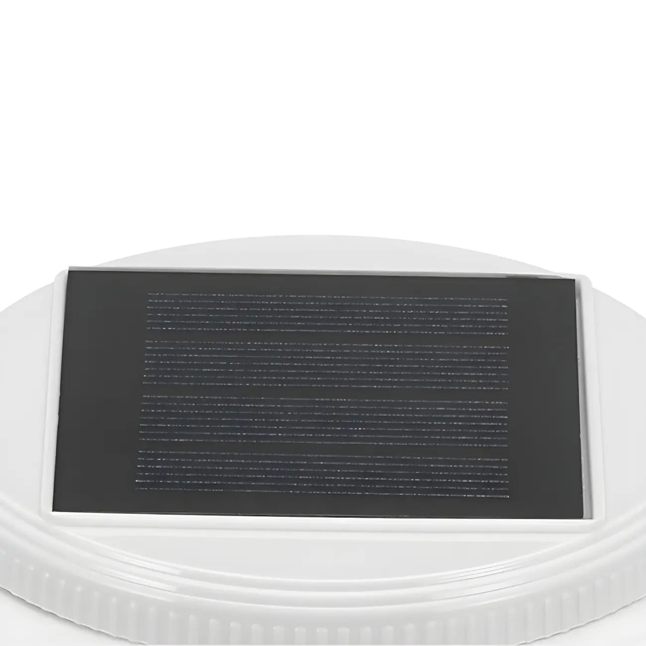 Decorative Hollowed White Ceramic Solar Outdoor Post Lights