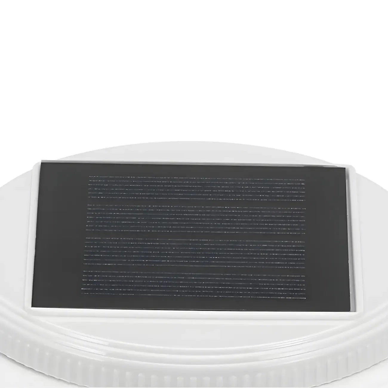 Decorative Hollowed White Ceramic Solar Outdoor Post Lights