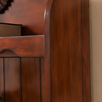 Classic Brown/White Wooden Bookcase with Drawer