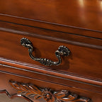 Classic Brown/White Wooden Bookcase with Drawer