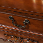Classic Brown/White Wooden Bookcase with Drawer