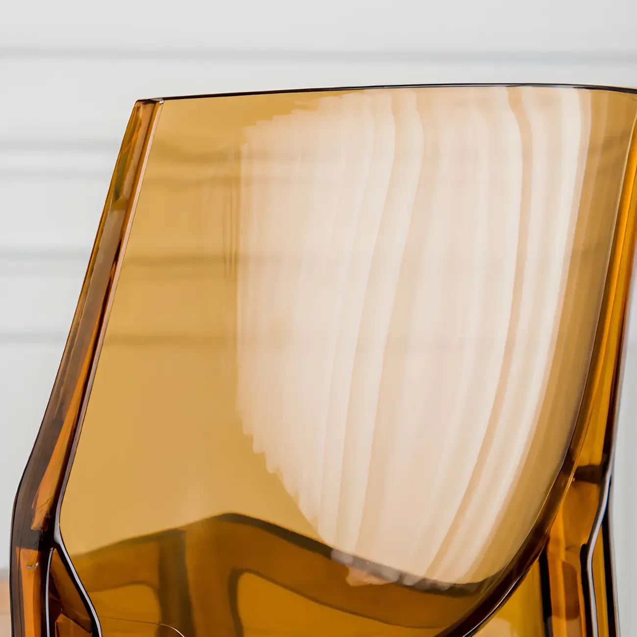 Modern Acrylic Transparent Chic Rectangle Durable Bar Stool