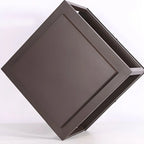 3 Color Light Grid Metal Solar Outdoor Post Lights