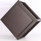 3 Color Light Grid Metal Solar Outdoor Post Lights
