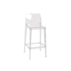 Modern Acrylic Transparent Stylish Rectangle Bar Stool