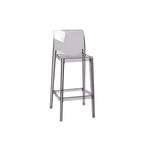 Modern Acrylic Transparent Stylish Rectangle Bar Stool