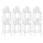 Modern Acrylic Transparent Stylish Rectangle Bar Stool