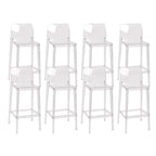 Modern Acrylic Transparent Stylish Rectangle Bar Stool