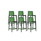 Modern Acrylic Transparent Stylish Rectangle Bar Stool