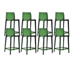 Modern Acrylic Transparent Stylish Rectangle Bar Stool