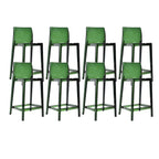 Modern Acrylic Transparent Stylish Rectangle Bar Stool