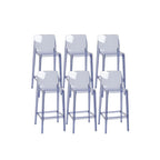 Modern Acrylic Transparent Stylish Rectangle Bar Stool