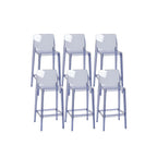 Modern Acrylic Transparent Stylish Rectangle Bar Stool
